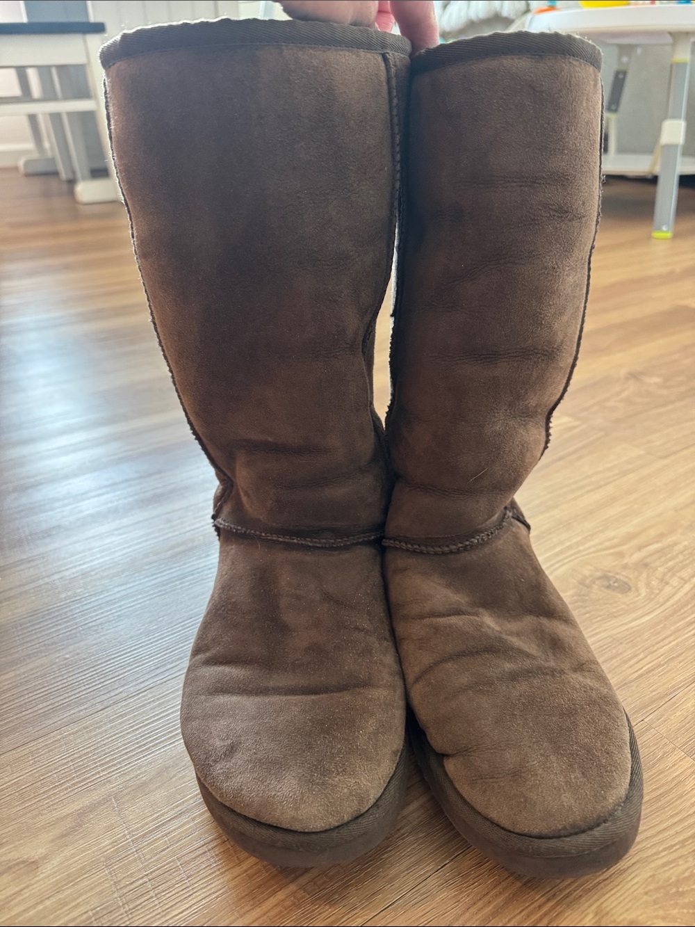 UGG Tall Suede Winter Boots - Brown
